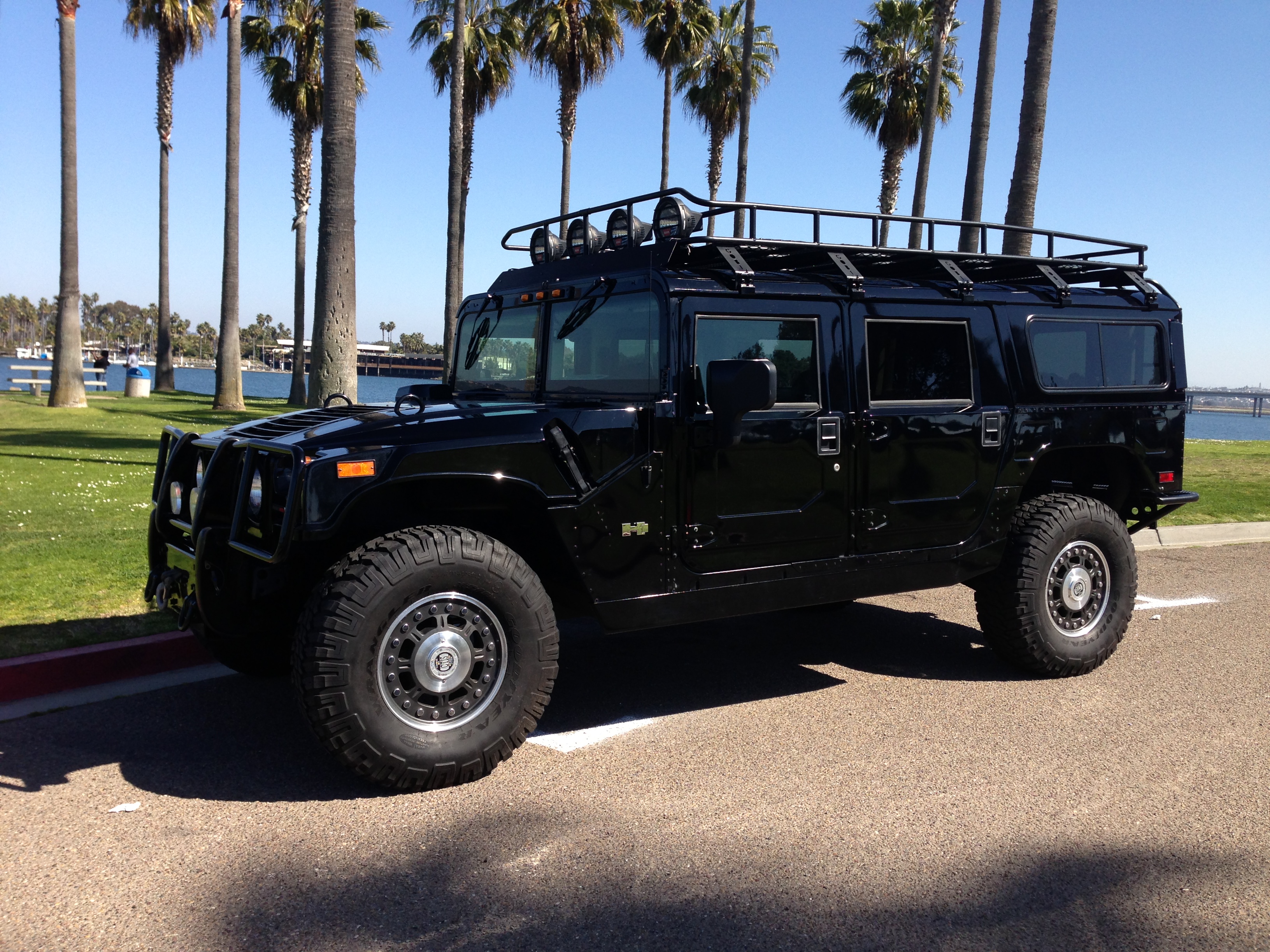 2006 hummer h1 alpha wagon 2nd generation all black with all black leather interior……sold