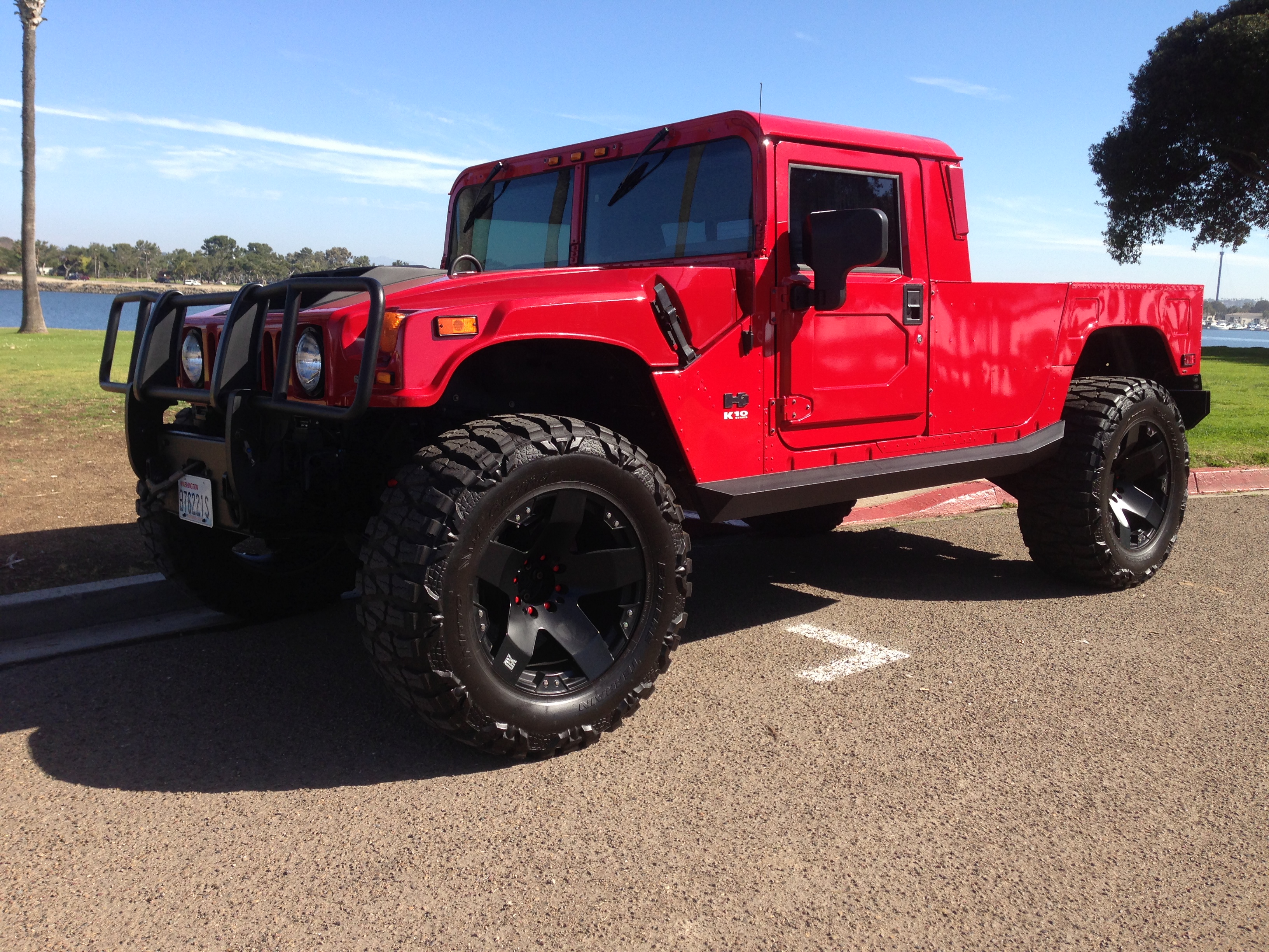 sold—rare 2002 hummer h1 2 ksc2 2 door pickup 19k miles