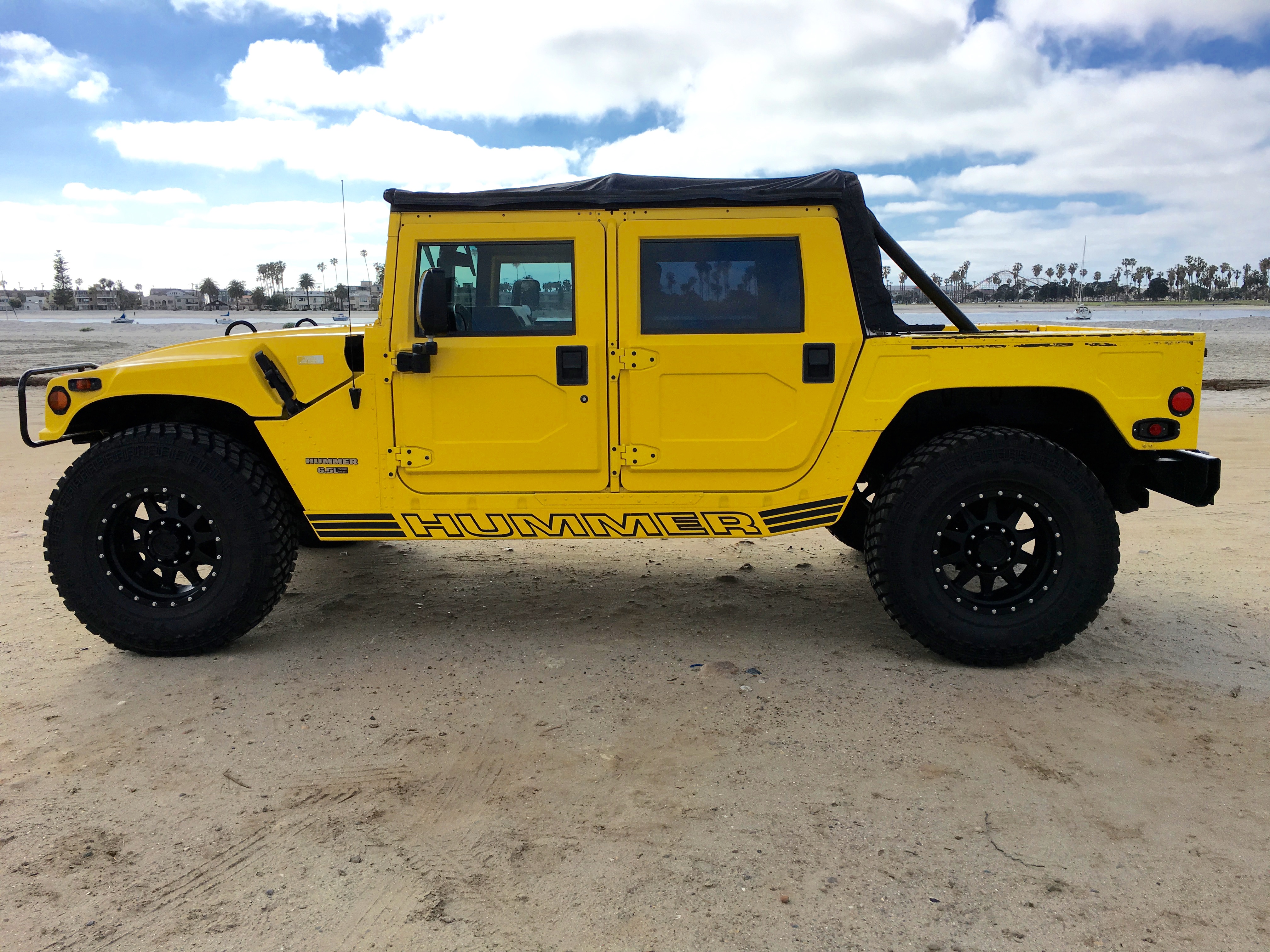 sold…….. hummer h1 open top turbo diesel