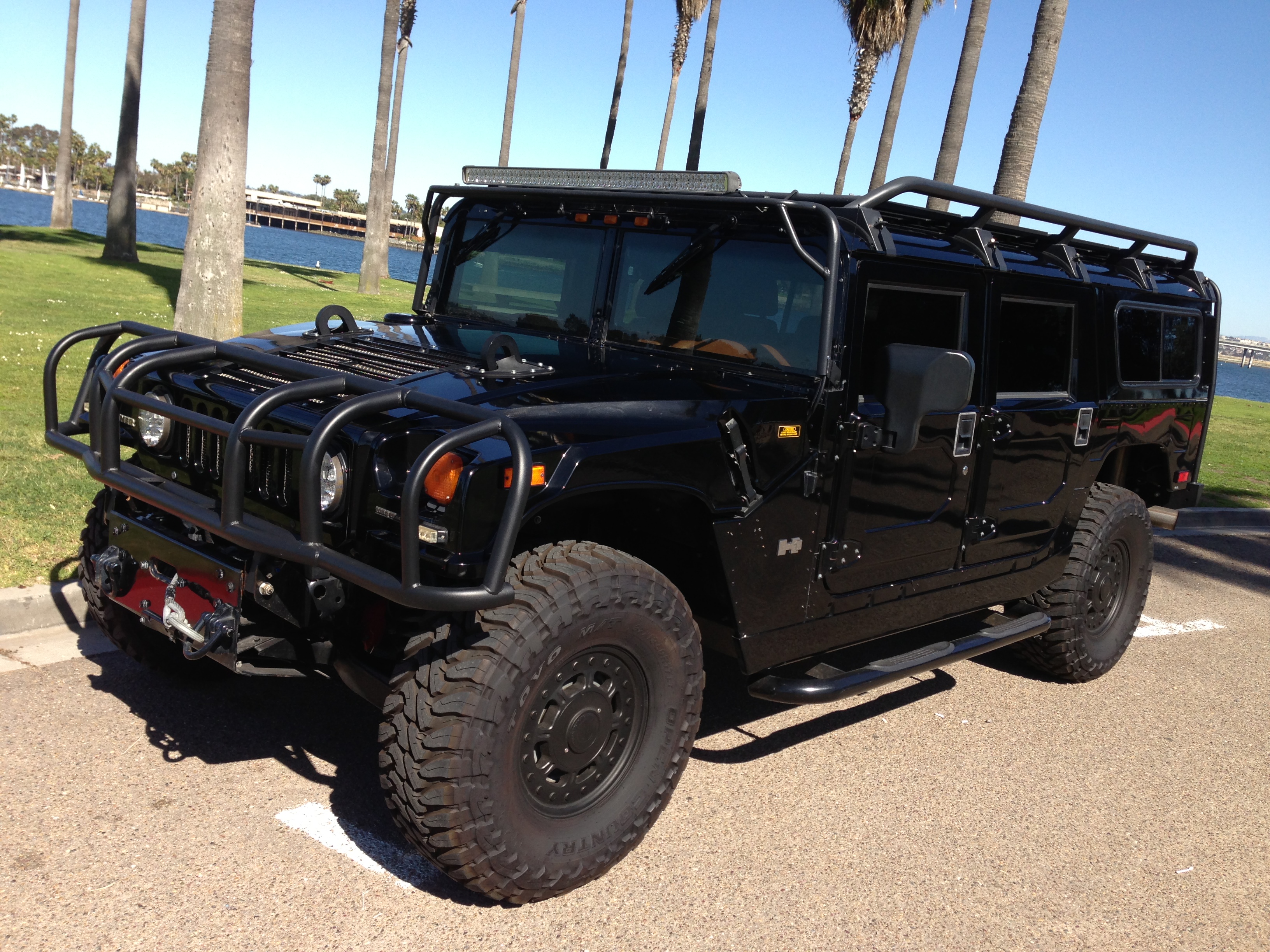 sold—Hummer h1 “Alpha interceptor search and rescue edition” , built duramax turbo diesel 6 speed allison transmission