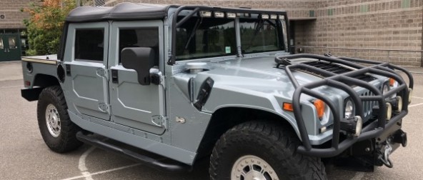 sold………. 2003 Hummer H1 open top ,rare factory color 1 of 23 open tops