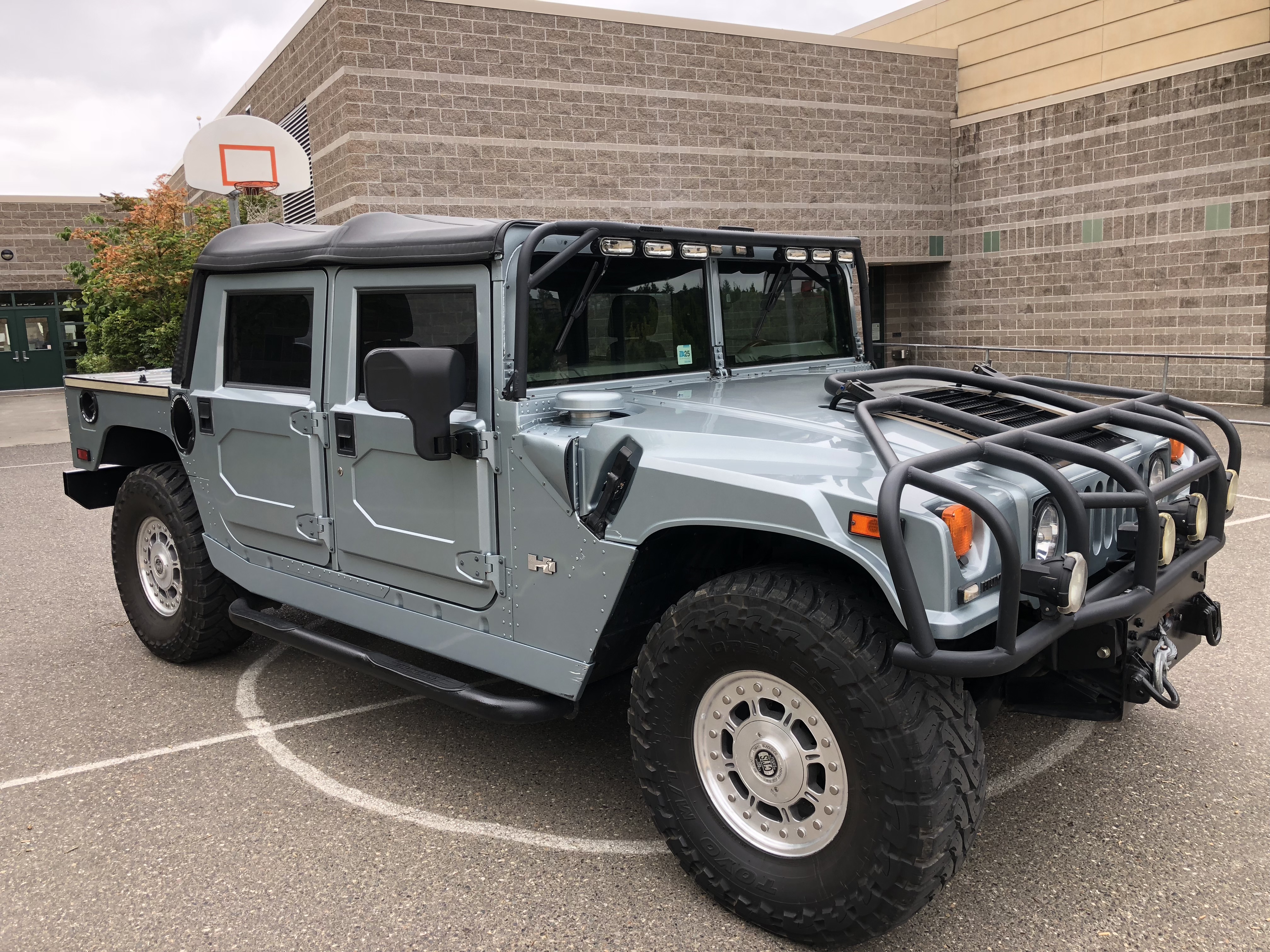 sold………. 2003 Hummer H1 open top ,rare factory color 1 of 23 open tops